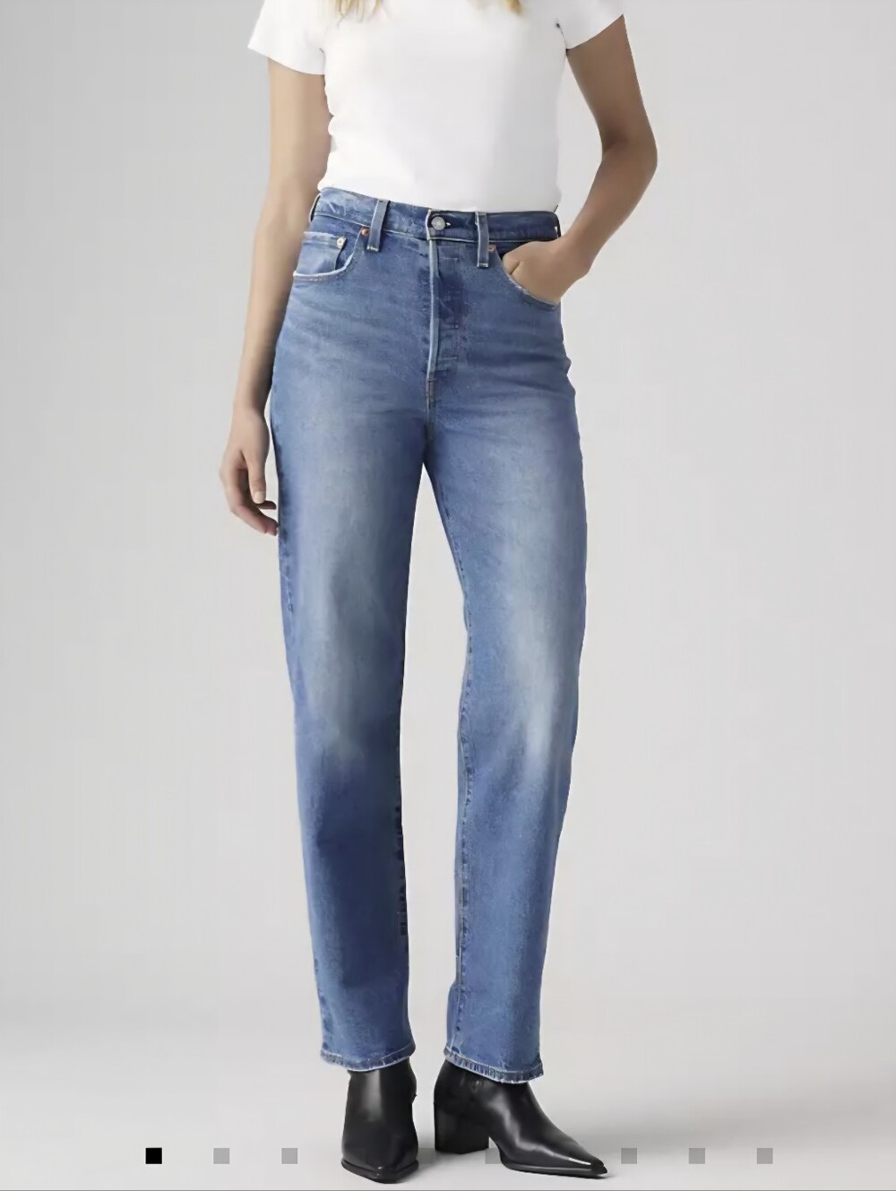 Levi's Premium Ribcage Straight Ankle Length Women's Jeans